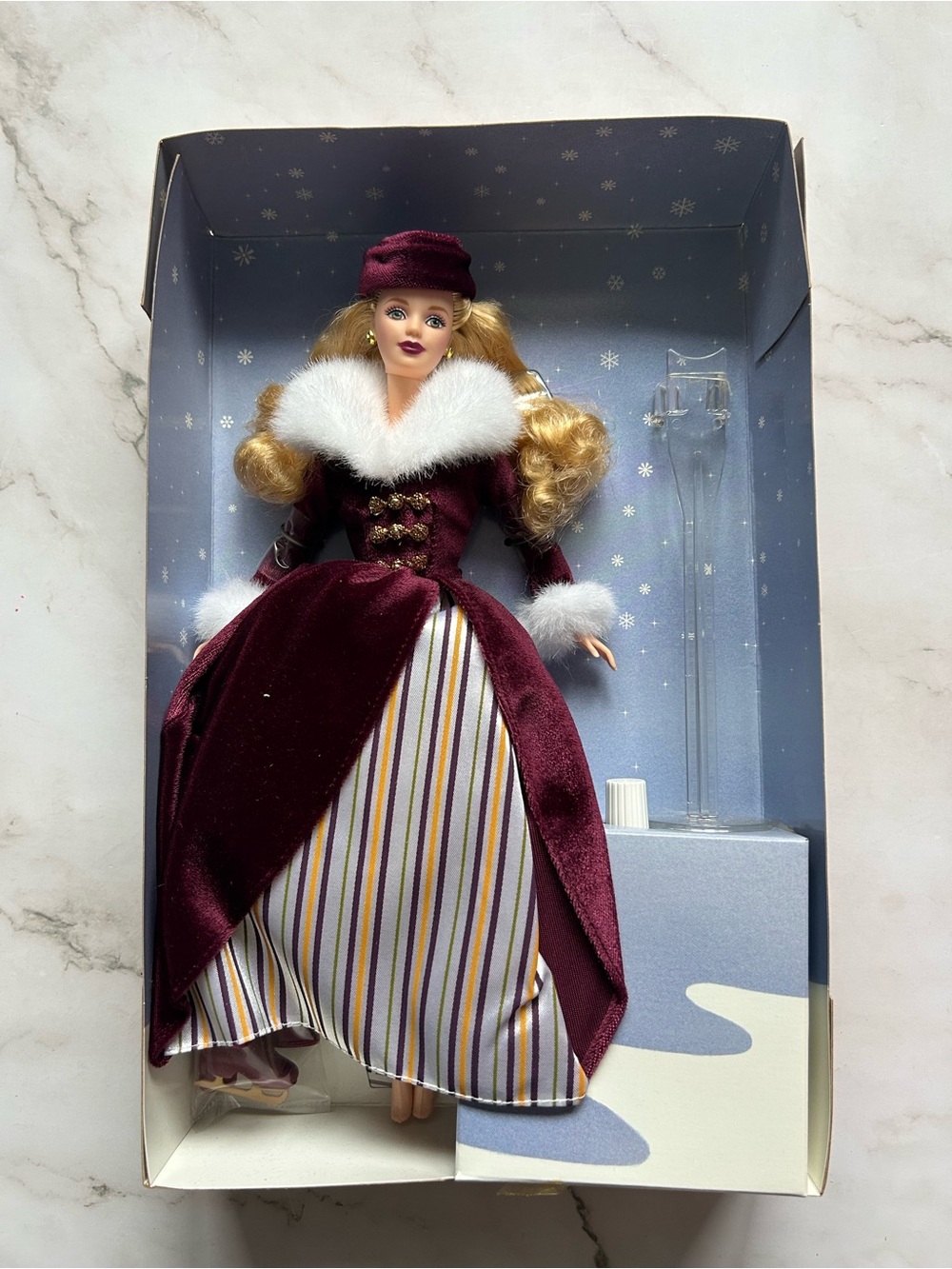 Victorian Ice Skater Barbie Doll
